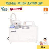 Yuwell Portable Phlegm Suction Unit เครื่องดูดเสมหะรุ่น 7E-A [ไม่มีแบตเตอรี่ในตัว] [รับประกันคุณภาพ 