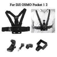 DJI Osmo Pocket 2 Chest Strap Mount Band Belt Strap Mount for DJI OSMO POCKET 1/2 Camera With Adapter Holder Gimbal Accessories