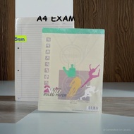 Foolscap Paper A4 Exam Sheets 60gsm 480 Sheets