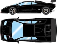EIDOLON 1/43 Lamborghini Diablo GTR 1999 Black Finished Product EM786E