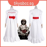 Stunning Creation Annabelle White Dress Highquality Halloween Horror Kids For Costume