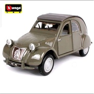 Diescast citroen 2CV 1952 Scale 32 Acrylic box