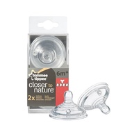 TOMMEE TIPPEE TEAT THICK FEED 6M - DOT - NIPPLE - EMPENG ANAK BAYI