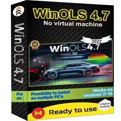 Winols 4.7 Full Activated +108GB Damos Windows 7 10 11 No Need Vmware Multi-language +ECM TITANIUM 1