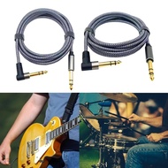 KIN 6 35mm to 6 35mm Guitar Cable 1m or 2m Professional Copper Wire Amp Cable Jacks Instrument Cable