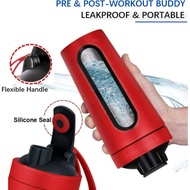 Stainless Steel Protein Shaker, Protein Shaker Bottle of Max. 28oz/800ml, Protein Bottle with Shaker