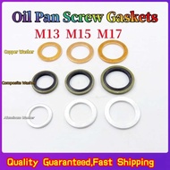 M13M15M17 Oil Pan Drain Screw Copper Gasket Aluminum Gasket Combination Gasket Washer Oil Seal Gaske