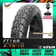 TAYAR VIVA TUBE-TYPE TYRE FT168 2.75-10 275-10