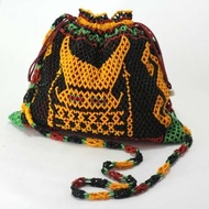 Tas Sepuk Manik Toraja Warna Utama Orange Termurah