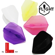 Darts Flight L-STYLE - FLIGHT L EZ - CHAMPAGNE INTEGRATED - L3 SHAPE