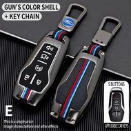 For Ford Territory Ranger T6 T7 WL Fiesta Everest Remote Car Key Cover Metal Key Fob Shell Accessori
