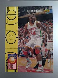 Hakeem Olajuwon 93 94 nba card upper deck