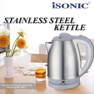 iSONIC Stainles steel Jud Kettle 1,7L,ISONIC JUG KETTLE 1,7L, iSONIC Cerek elektrik,Cerek karen,Ison