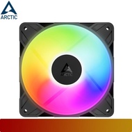 ARCTIC P12 Pro Reverse A-RGB Single Fan | 120 mm A-RGB PWM Fan with Cable Splitter