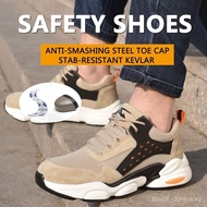 Safety Shoes Steel Toe Shoes Heavy-Duty Safety Boots Breathable Safety Shoes Lightweight Wear-Resist
