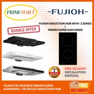 FUJIOH FR-MS2390 R 900MM SUPER SLIM COOKER HOO + FUJIOH FH-ID5125 INDUCTION HOB BUNDLE DEAL