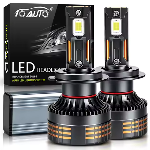 140W K5C K6C PLUS H7 H8 H11 H1 H4 Led Car Headlight Bulb 6000K LED Double Copper Tube Led Light Kit 