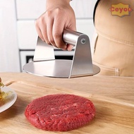 CEYOU Stainless Steel Grill Press, Round No Rust Smash Burger Press, Grill Press Stainless Steel Bur