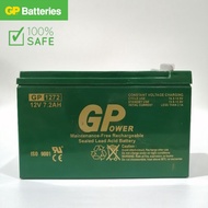 GP Batteries #GP1272 Rechargeable Autogate Backup Battery Green(111075)