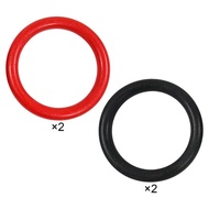 [mcqlqm] 2x Gymnastics Rings Hanging Handle Rings Bar Attachment Training Rings