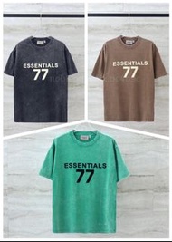 FEAR OF GOD ESSENTIALS 立體植絨壓花工藝短袖T恤