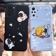 For Xiaomi Redmi Note 10S Note 10 4G Case Cute Astronaut Shockproof Silicone Soft Back Cover For Redmi Note 10 Pro Max Capa