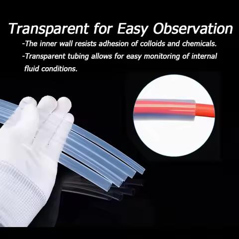 1/3 Meter Transparent PTFE Tube Clear FEP Tube Insulated PFA Tube For 3D Printer Parts ID 0.5~33.7mm