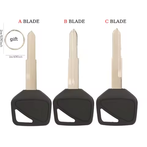 jingyuqin Blank Blade Key For Honda CBR600 F2 F3 F4 F4i CBR 600 RR F5 CBR900 CBR954 CBR893 CBR929 VF