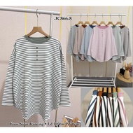 JC866-8 866.8 PREMIUM WOMEN'S STRIPED T-SHIRT TOP, LATEST, FASHIONABLE