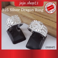 READY STOCK | 925 Silver Cutting Dragon Ring For Men (152047) | 925 纯银 男龙戒指 | Cincin Lelaki Naga Per