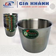 ly inox 304 khay làm đá Ly Làm Đá Inox 304 Thaphafac Combo 10 ly – Size 7/8/9/10cm