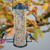 GHNRO Pet Feeder Cylindrical Durable Parrot Myna Plastic Indoor Bird Food Box