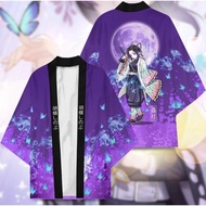 New Anime Demon Slayer Kimono Zenitsu Tanjirou Cosplay Haori Cardigan Casual Tops