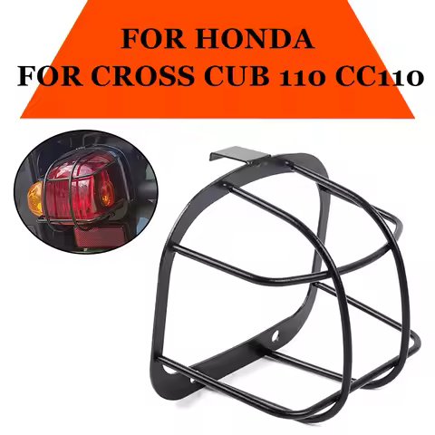 For Honda Cross Cub 110 CC110 CC 110 Motorcycle Rear Light Grill Guard Cover Tail Indicator Lamp Pro