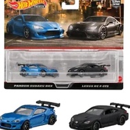 Hot Wheel Premium 2 Pack Pandem Subaru BRZ/Lexus RC F GT