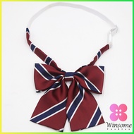 Winsome เนคไทแฟชั่นสำเร็จรูป โบว์นักเรียนญี่ปุ่น JK ปรับขนาดได้ bowknot