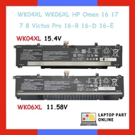WK04XL WK06XL HP Omen 16 17 7 8 Victus Pro 16-B 16-D 16-E TPN-Q263/Q264 M41640-AC1 HSTNN-OB21 TPN-Q2