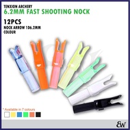 TenXion Archery ID 6.2mm Archery Fast Shooting Insert Nock Carbon Arrow Anak Panah Memanah Busur Hor