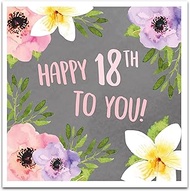 18th Birthday Card For Her, 18th Birthday Card For Women, Happy 18th Birthday Card Her, 18th Birthda