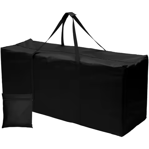 Outdoor Garden Furniture Cushion Trunk Storage Bag Zipped Case Waterproof 210D Heavy Duty Rip Proof 