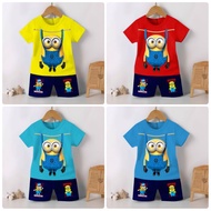 Asher Kids - | MINION BANANA MOTIF CLOTHING SET FOR BOYS AND GIRLS | DESPICABLE ME MINION CARD PICTU