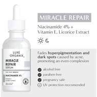 LUXE ORGANIX Miracle Repair Serum Niacinamide 10% 30ml
