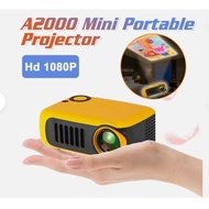 SMARTCOM Mini Projector Wifi A2000 Screen Mirroring Full HD 1080P 800 Lumens