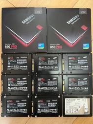 Samsung SSD 850 PRO 2TB and 860 PRO 512GB