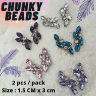 Chunky Beads Lily / Hiasan Baju