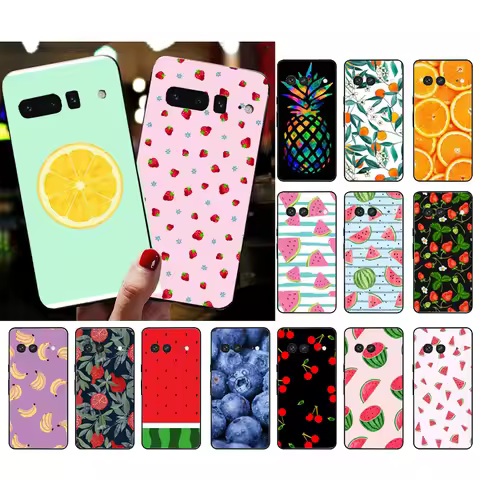 Phone Case for Google Pixel 9A 9 Pro XL 8 7 6 Pro Pixel 8A 7A 6A 5A 4A Pixel 8 7 6 5 4 Fruit Funda