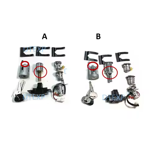 Kit 2 Model Ignition Spare Tire Door Lock for Pajero V20 1989-1999 Cylinder Key for Montero V30 Glov