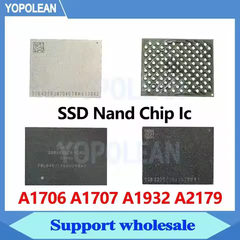 Original SSD Chip for Macbook Pro Air A1706 A1707 A1989 A1990 A1932 A2179 A2337 A2338 A2681 256GB 51