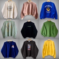 CREWNECK PREMIUM KOREAN BKK/CREWNECK SWEATER OVERSIZE/BKK SWEATER OVERSIZE BALLOON VINTAGE SWEATER/B