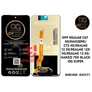 LCD TOUCHSCREEN REALME C67 (4G) RMX3890 RELAME C75 (4G)/ REALME 12 (5G)/ REALME 12X (5G)/ REALME 13 